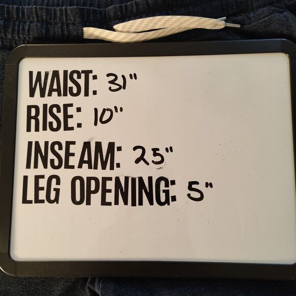 Vuori Joggers Size Medium (31x25) Blue Soft Lounge Stretch Pants Athleisure - Picture 5 of 5